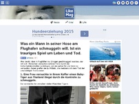 Bild zum Artikel: Was ein Mann in seiner Hose am Flughafen schmuggeln will. Ist ein trauriges Spiel um Leben und Tod.