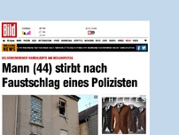 Bild zum Artikel: Randale an Neujahr - 44-Jähriger stirbt nach Faustschlag eines Polizisten
