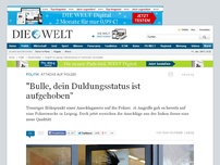 Bild zum Artikel: Attacke auf Polizei: 'Bulle, dein Duldungsstatus ist aufgehoben'