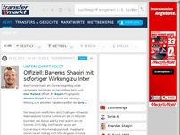 Bild zum Artikel: Bestätigung folgt: TM-Infos: Wechsel von Bayerns Shaqiri zu Inter Mailand fix