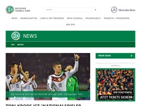Bild zum Artikel: Toni Kroos ist 'Nationalspieler des Jahres'