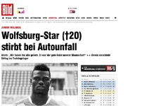 Bild zum Artikel: Junior Malanda - Wolfsburg-Star (†20) stirbt bei Autounfall