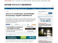 Bild zum Artikel: Terror in Frankreich: Ermittelnder Kommissar begeht Selbstmord