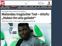 Bild zum Artikel: Wolfsburgs Junior Malanda stirbt bei Autounfall Furchtbare Nachricht auch der Fußball-Bundesliga: Wolfsburgs Junior Malanda soll bei einem Autounfall ums Leben gekommen sein. »