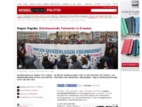 Bild zum Artikel: Gegen Pegida: Zehntausende Tolerante in Dresden