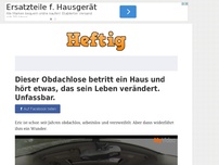 Bild zum Artikel: Dieser Obdachlose betritt ein Haus und hört etwas, das sein Leben verändert. Unfassbar.