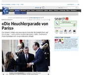 Bild zum Artikel: Unehrliche Staatschefs: «Die Heuchlerparade von Paris»