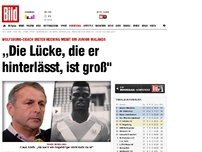 Bild zum Artikel: Dieter Hecking - Wolfsburg-Trainer weint um Malanda