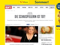 Bild zum Artikel: Anita Ekberg - Die Schauspielerin ist tot!