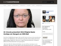 Bild zum Artikel: HC Strache präsentiert NSU-Mitglied Beate Zschäpe als Stargast am WKR-Ball