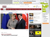 Bild zum Artikel: Merkel erneuert Wulffs Bekenntnis: 'Der Islam gehört zu Deutschland'
