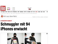Bild zum Artikel: An den Körper geklebt - Schmuggler mit 94 iPhones erwischt