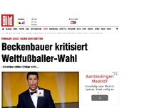 Bild zum Artikel: Neuer nur Dritter! - Beckenbauer kritisiert Weltfußballer-Wahl