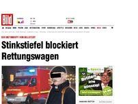 Bild zum Artikel: Beton-Kopf von Billstedt - Stinkstiefel blockiert Rettungswagen