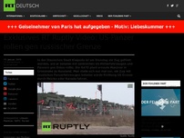 Bild zum Artikel: Exklusives RT Ruptly-Video: US-Panzer rollen gen russischer Grenze