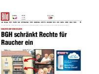 Bild zum Artikel: Qualmen auf dem Balkon - BGH schränkt Rechte für Raucher ein