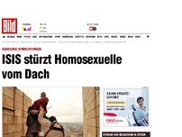 Bild zum Artikel: Grausame Hinrichtungen - ISIS stürzt Homosexuelle vom Dach
