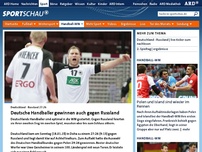 Bild zum Artikel: Deutschland - Russland 27:26: Deutsche Handballer gewinnen auch gegen Russland