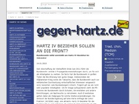 Bild zum Artikel: Hartz IV Bezieher sollen an die Front?