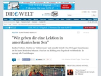 Bild zum Artikel: Guantánamo-Bericht: 'Wir geben dir eine Lektion in amerikanischem Sex'