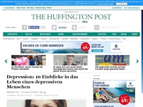 Bild zum Artikel: Depression: 10 Einblicke in das Leben eines depressiven Menschen