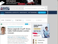 Bild zum Artikel: Schlüsselfigur bei WM: Barça-Legende Cruyff: Kroos hätte Weltfußballer werden müssen