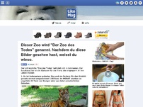 Bild zum Artikel: Dieser Zoo wird 'Der Zoo des Todes' genannt. Nachdem du diese Bilder gesehen hast, weisst du wieso.