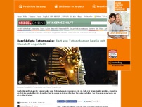 Bild zum Artikel: Beschädigte Totenmaske: Bart von Tutanchamun hastig mit Klebstoff angeklebt