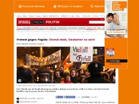 Bild zum Artikel: Protest gegen Pegida: Einmal stolz, Deutscher zu sein!