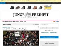 Bild zum Artikel: Tatverdächtiger lenkte Verdacht auf Pegida