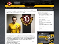 Bild zum Artikel: Dynamo Dresden verpflichtet Jim-Patrick Müller