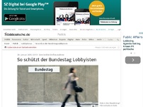 Bild zum Artikel: Versteckte Einflussnahme: So schützt der Bundestag Lobbyisten