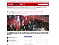 Bild zum Artikel: Syriza-Sieg: Europas Linke feiert Triumph in Griechenland