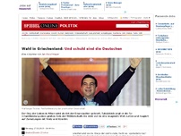 Bild zum Artikel: Wahl in Griechenland: Und schuld sind die Deutschen