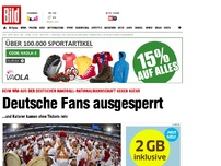 Bild zum Artikel: Chaos in Katar - Deutsche Fans ausgeperrt