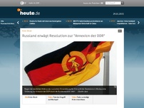 Bild zum Artikel: Russland erwägt Resolution zur 'Annexion der DDR'