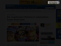 Bild zum Artikel: Seht die chaotischen Minions im lustigen Super Bowl-Spot!