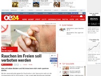 Bild zum Artikel: Rauchen im Freien soll verboten werden
