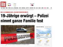 Bild zum Artikel: Ehrenmord! - 19-Jährige erwürgt – Familie festgenommen