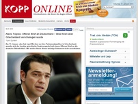 Bild zum Artikel: Alexis Tsipras: Offener Brief an Deutschland – Was Ihnen über Griechenland verschwiegen wurde (Wirtschaft & Finanzen)