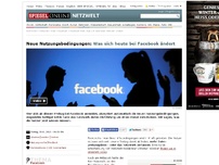 Bild zum Artikel: Neue Nutzungsbedingungen: Was sich heute bei Facebook ändert
