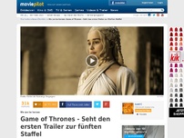 Bild zum Artikel: Game of Thrones - Seht den ersten Trailer zur fünften Staffel!