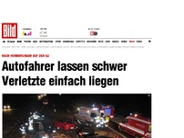 Bild zum Artikel: Nach Unfall auf der A2 - Autofahrer lassen schwer Verletzte einfach liegen