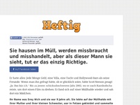 Bild zum Artikel: Sie hausen im Müll, werden missbraucht und misshandelt, aber als dieser Mann sie sieht, tut er...