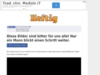 Bild zum Artikel: Diese Bilder sind bitter für uns alle! Nur ein Mann blickt einen Schritt weiter.