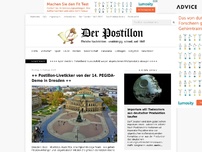 Bild zum Artikel: ++ Postillon-Liveticker von der 14. PEGIDA-Demo in Dresden ++