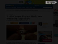 Bild zum Artikel: Schüler wird vom Unterricht suspendiert. Wegen HERR DER RINGE!