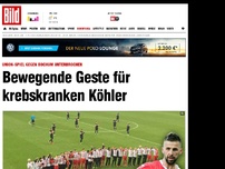 Bild zum Artikel: Union-Spiel unterbrochen - Bewegende Geste für krebskranken Köhler