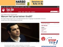 Bild zum Artikel: Neue Regierung in Griechenland: Warum hat Syriza keinen Kredit?