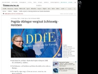 Bild zum Artikel: Neue Oertel-Partei DDfE: Pegida-Ableger vergisst Schleswig-Holstein